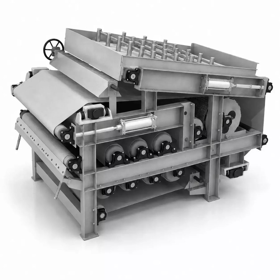 Belt filter press